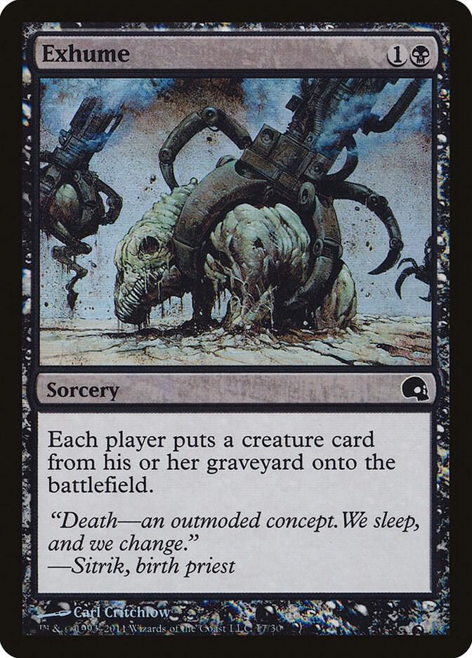 Exhume 17/50 (Premium Deck Series: Graveborn)  - Foil | Good Games Modbury