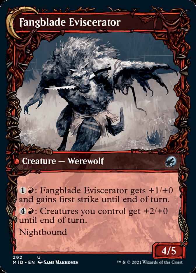 Fangblade Brigand // Fangblade Eviscerator (Showcase Equinox) [Innistrad: Midnight Hunt] | Good Games Modbury