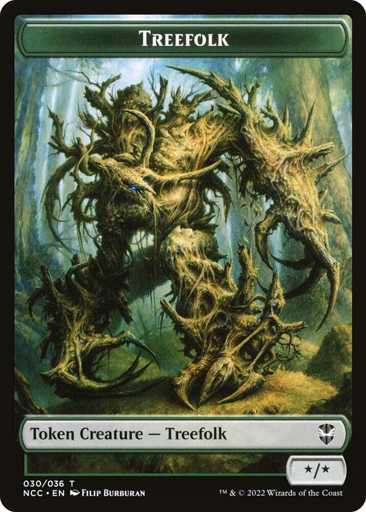 Treefolk Spider Double Sided Token 30 // 29 (Commander: Streets of New Capenna)  | Good Games Modbury