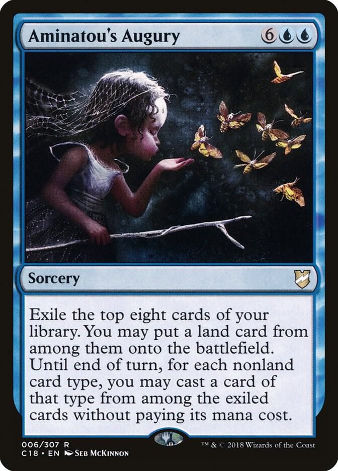 Aminatou's Augury 6/307 (Commander 2018)  | Good Games Modbury