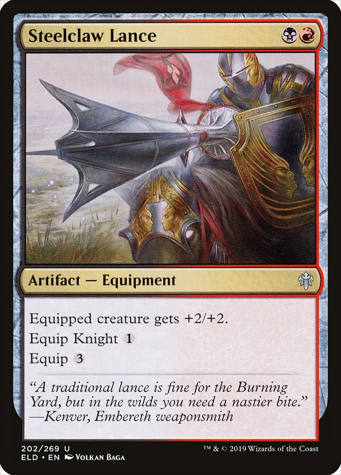 Steelclaw Lance 202/269 (Throne of Eldraine)  | Good Games Modbury