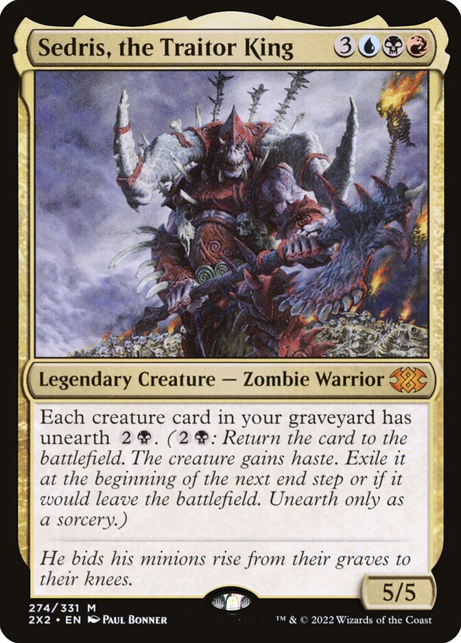 Sedris the Traitor King 274 (Double Masters 2022)  - Foil | Good Games Modbury