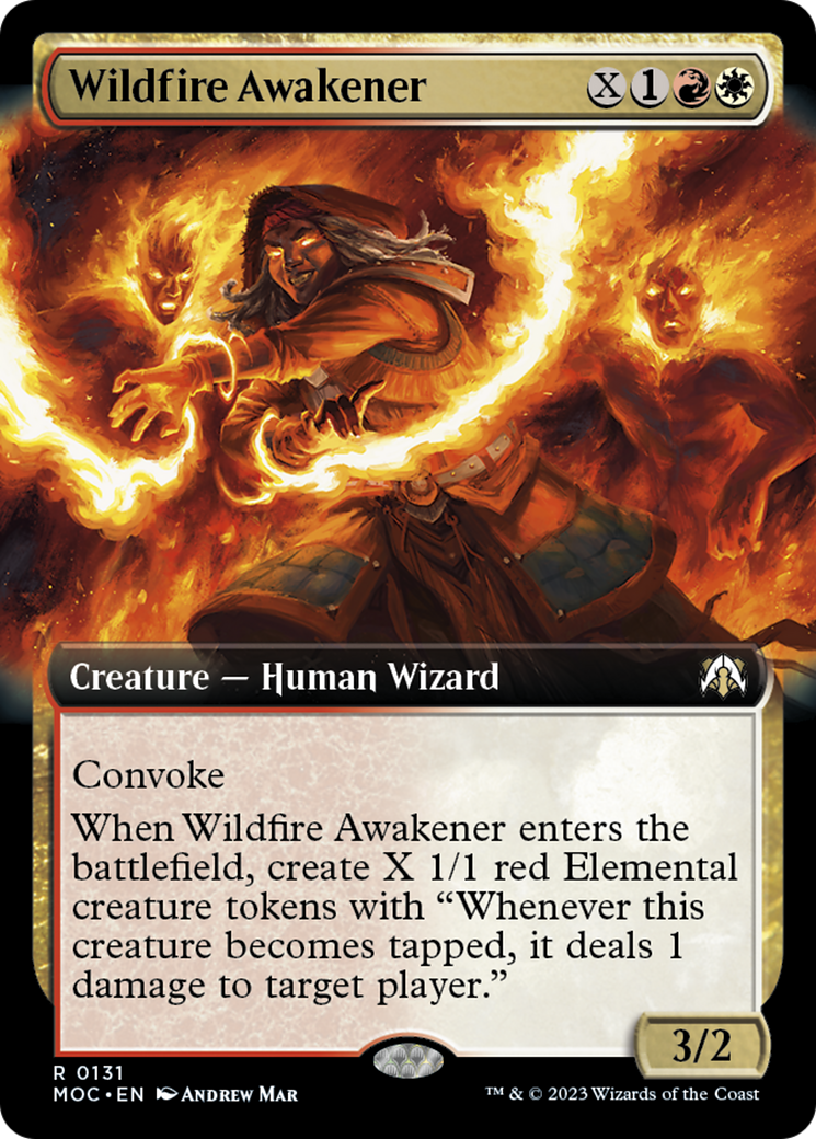 Wildfire Awakener (Extended Art) [March of the Machine Commander] | Good Games Modbury