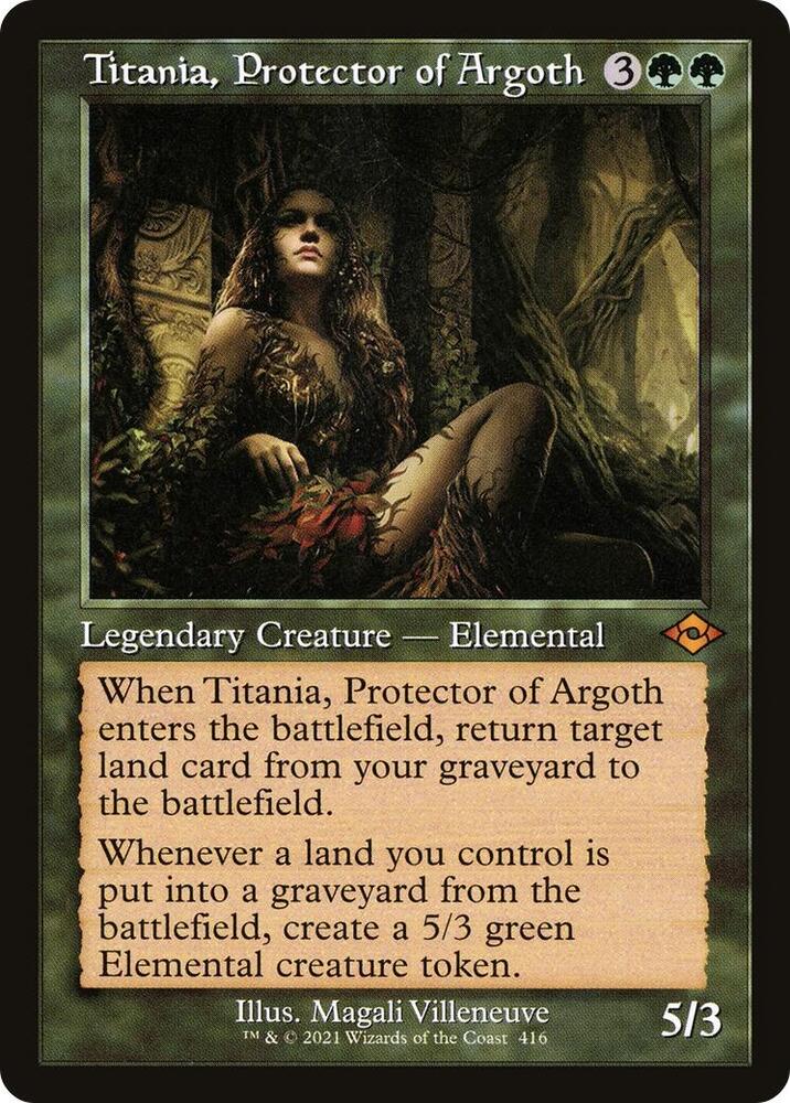 Titania Protector of Argoth Retro Frame 416/303 (Modern Horizons 2)  | Good Games Modbury