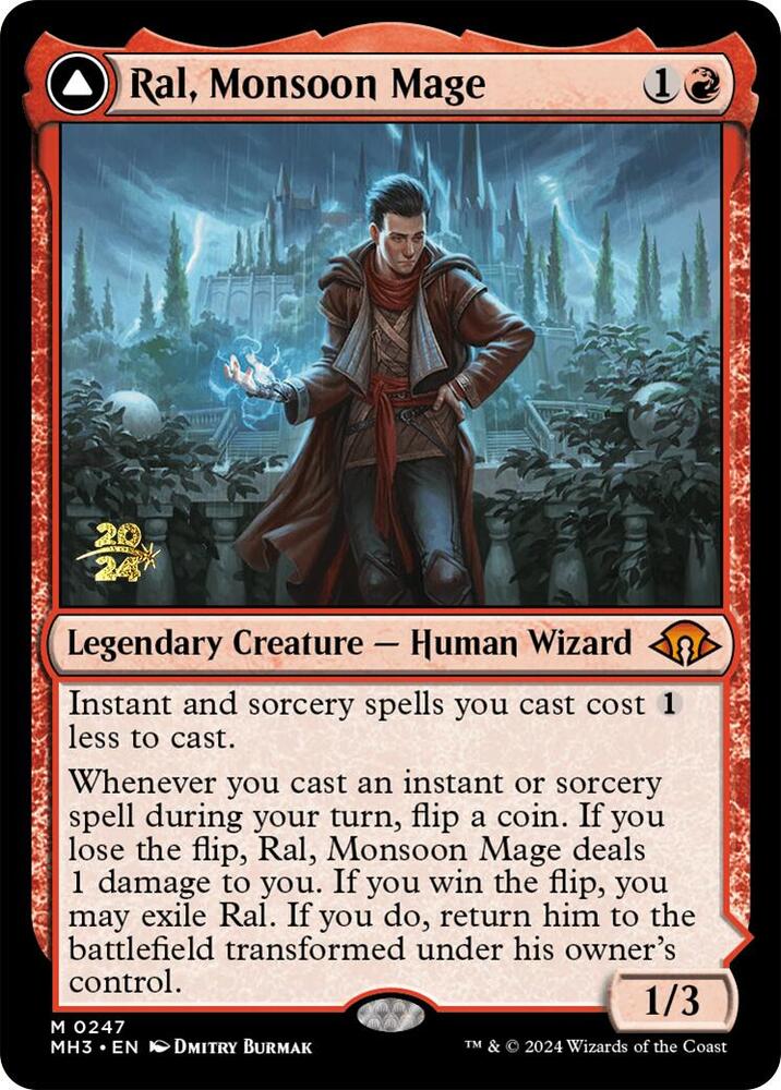 Ral Monsoon Mage 247s/90 (Prerelease Cards)  - Foil | Good Games Modbury