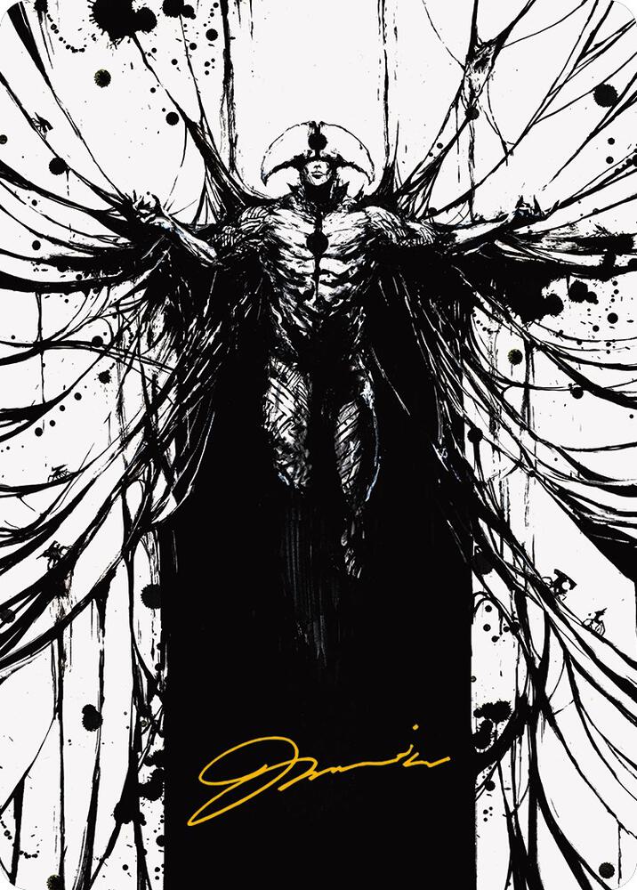 Sinew Dancer Art Card Gold Stamped Signature 66 (Art Series: Phyrexia: All Will Be One)  | Good Games Modbury