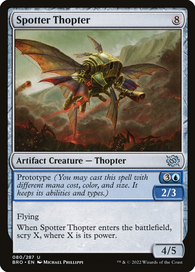 Spotter Thopter 80/287 (The Brothers' War)  | Good Games Modbury