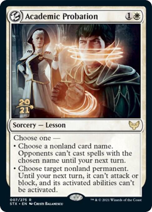 Academic Probation 7s/180 (Prerelease Cards)  - PreRelease Foil | Good Games Modbury