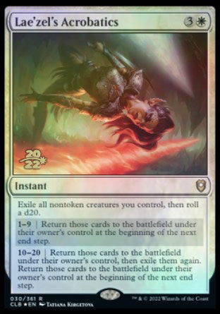 Lae'zel's Acrobatics [Commander Legends: Battle for Baldur's Gate Prerelease Promos] | Good Games Modbury