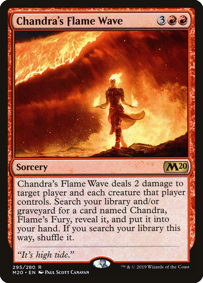 Chandra's Flame Wave 295/280 (Core Set 2020)  | Good Games Modbury