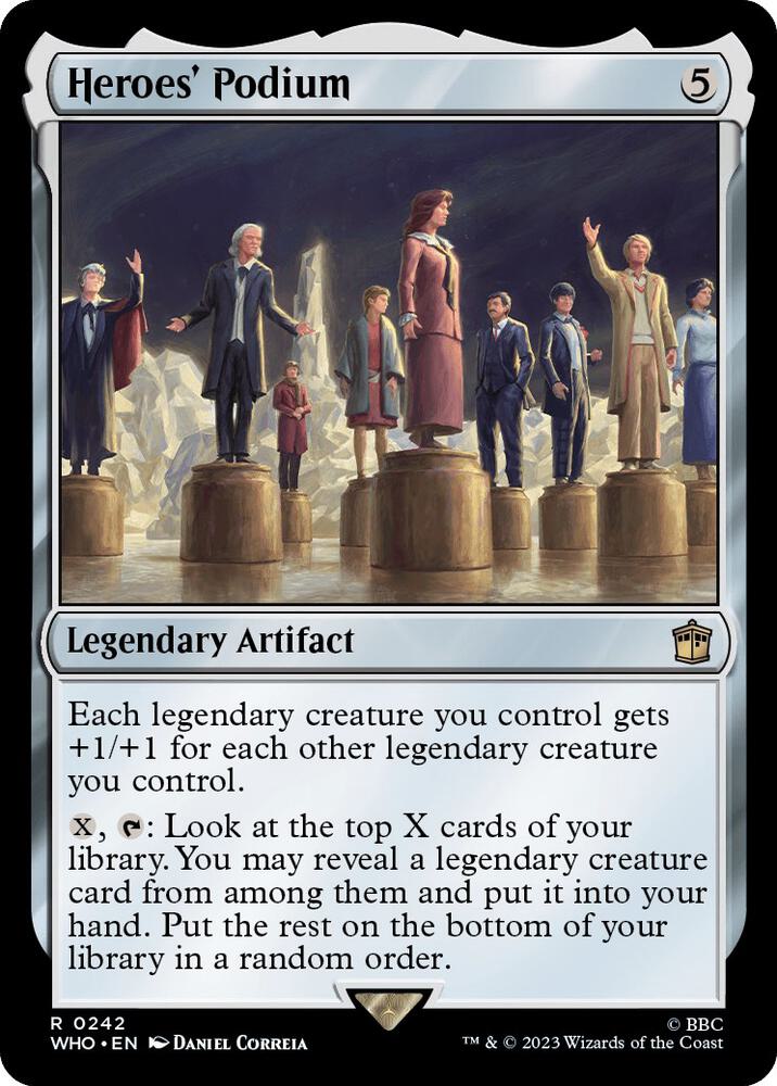 Heroes' Podium 242/331 (Universes Beyond: Doctor Who)  - Foil | Good Games Modbury