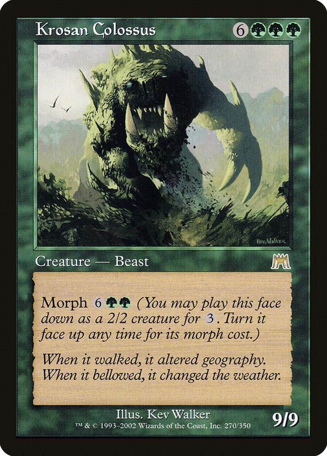 Krosan Colossus 270/350 (Onslaught)  - Foil | Good Games Modbury