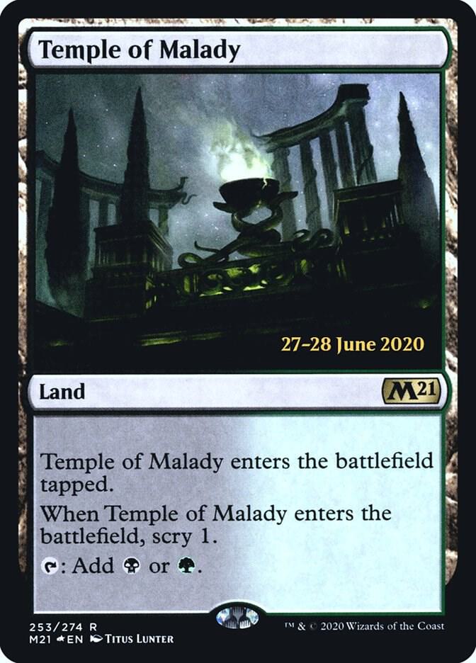 Temple of Malady M21 253s/137 (Prerelease Cards)  - Foil | Good Games Modbury