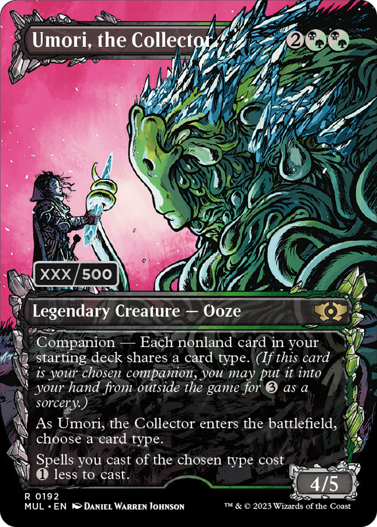 Umori, the Collector (Borderless) (Serialized) [Multiverse Legends] | Good Games Modbury