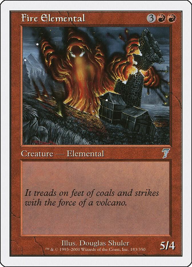 Fire Elemental 183/350 (7th Edition)  | Good Games Modbury