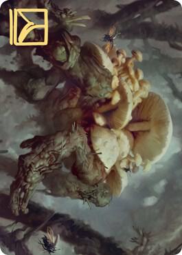 Swarm Shambler Art Card Gold Stamped Signature 73 (Art Series: Zendikar Rising)  | Good Games Modbury