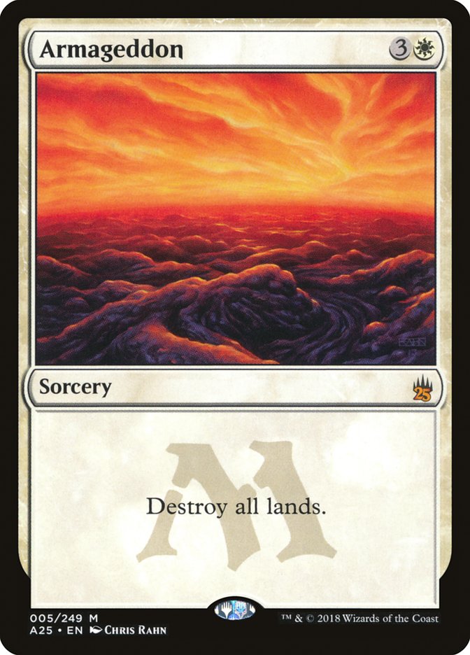 Armageddon 5/249 (Masters 25)  | Good Games Modbury