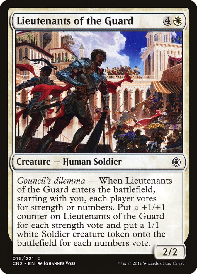 Lieutenants of the Guard 16/221 (Conspiracy: Take the Crown)  - Foil | Good Games Modbury