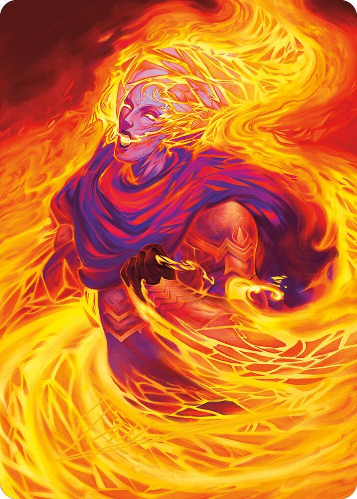 Flare of Duplication Art Card Gold Stamped Signature 38 (Art Series: Modern Horizons 3)  | Good Games Modbury