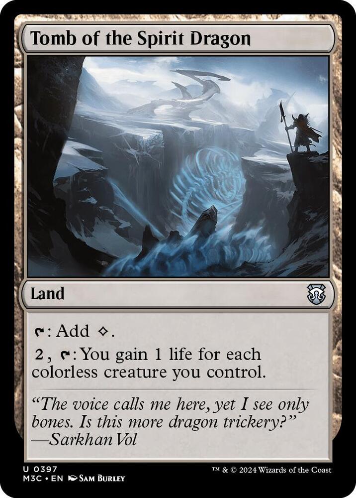 Tomb of the Spirit Dragon 397/411 (Commander: Modern Horizons 3)  - Ripple Foil | Good Games Modbury