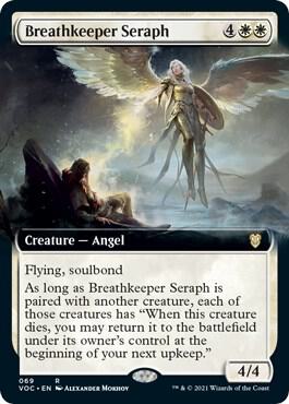 Breathkeeper Seraph Extended Art 69/38 (Commander: Innistrad: Crimson Vow)  | Good Games Modbury