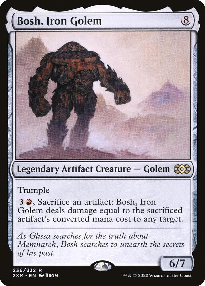Bosh, Iron Golem 236/332 (Double Masters)  | Good Games Modbury