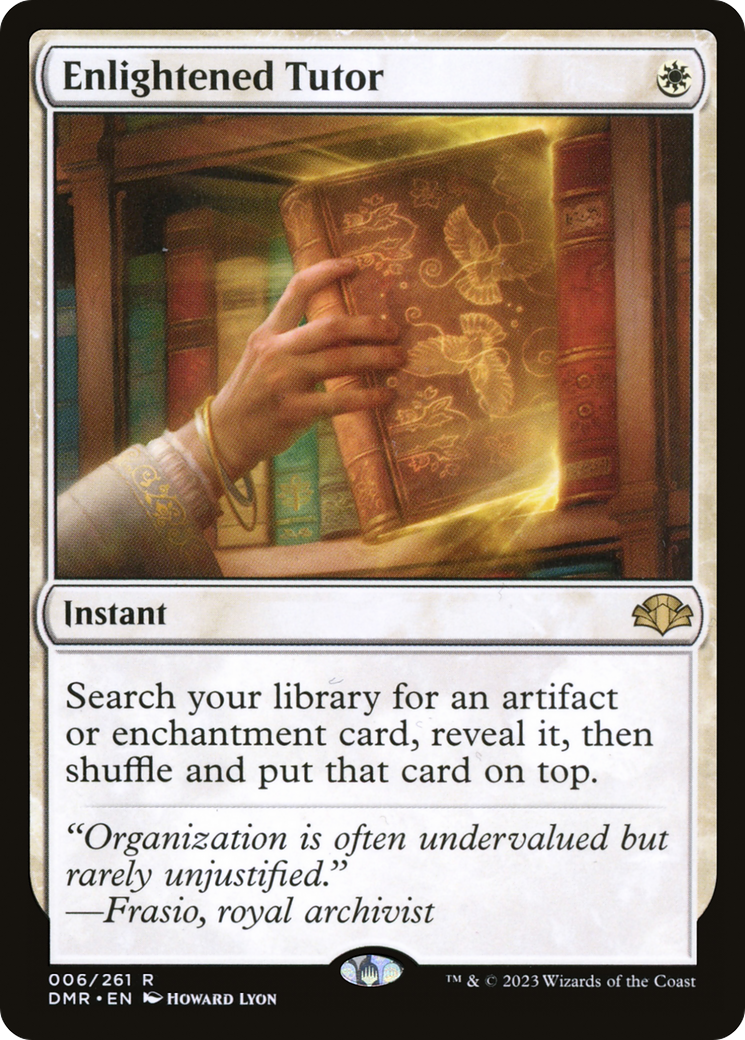 Enlightened Tutor [Dominaria Remastered] | Good Games Modbury