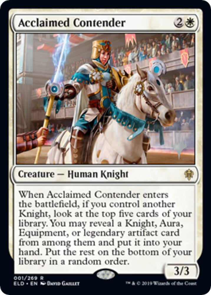 Acclaimed Contender 1p/152 (Promo Pack: Throne of Eldraine)  | Good Games Modbury