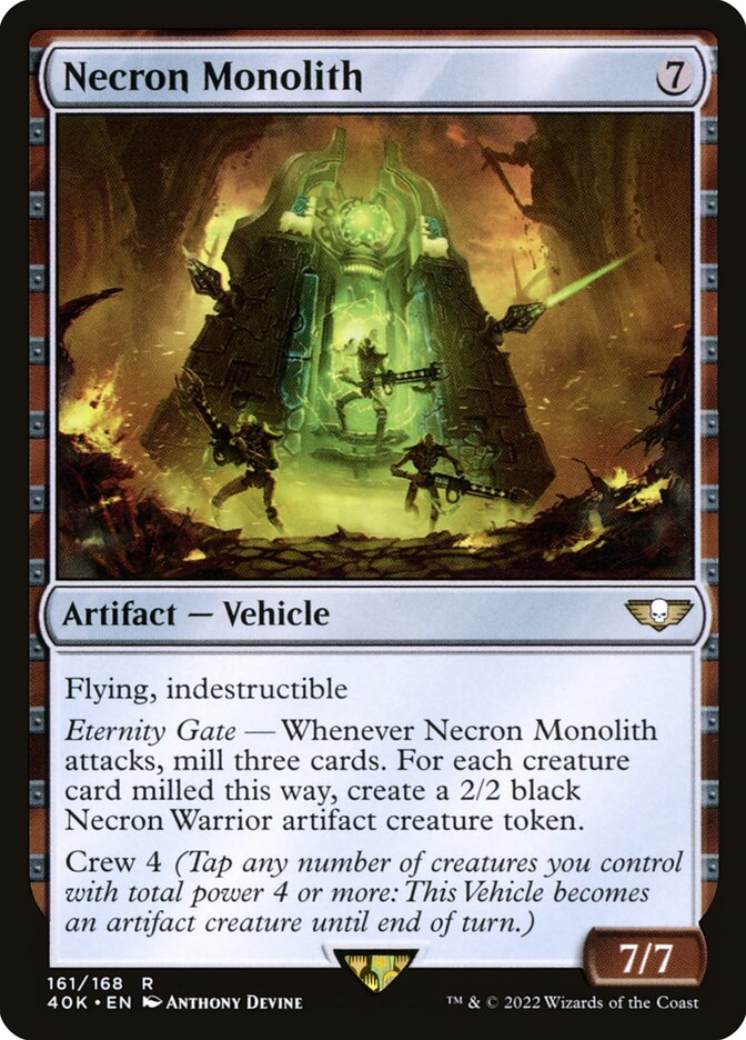 Necron Monolith 161 (Universes Beyond: Warhammer 40,000)  | Good Games Modbury