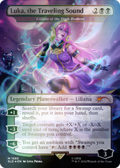 Luka, the Traveling Sound - Liliana of the Dark Realms (Rainbow Foil) [Secret Lair Drop Series] | Good Games Modbury