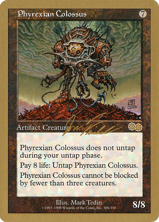 Phyrexian Colossus (Jon Finkel) [World Championship Decks 2000] | Good Games Modbury