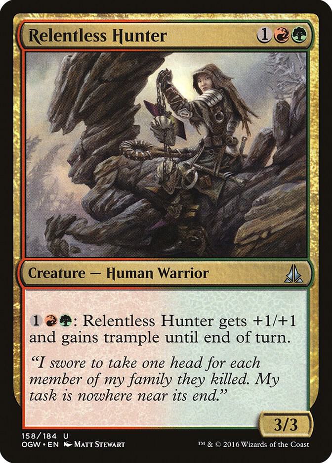 Relentless Hunter 158/184 (Oath of the Gatewatch)  - Foil | Good Games Modbury