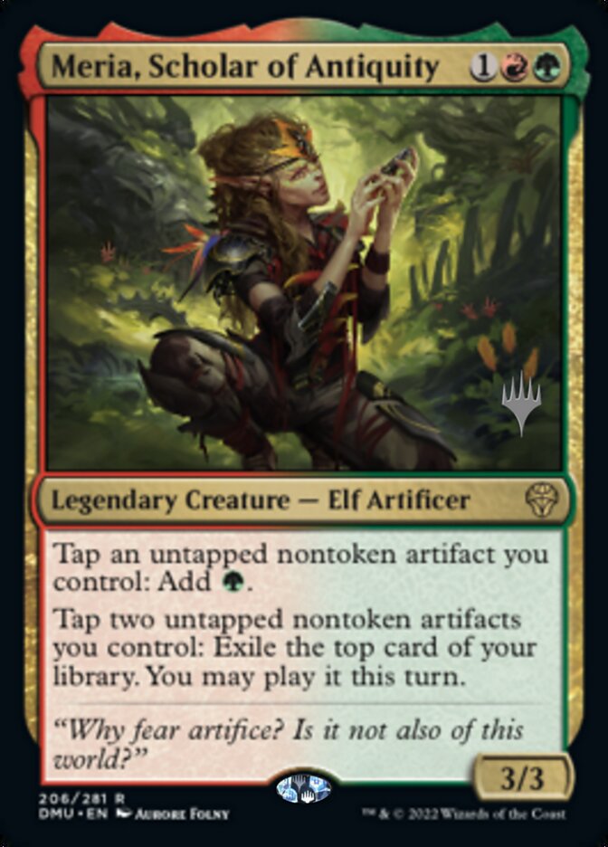 Meria, Scholar of Antiquity (Promo Pack) [Dominaria United Promos] | Good Games Modbury