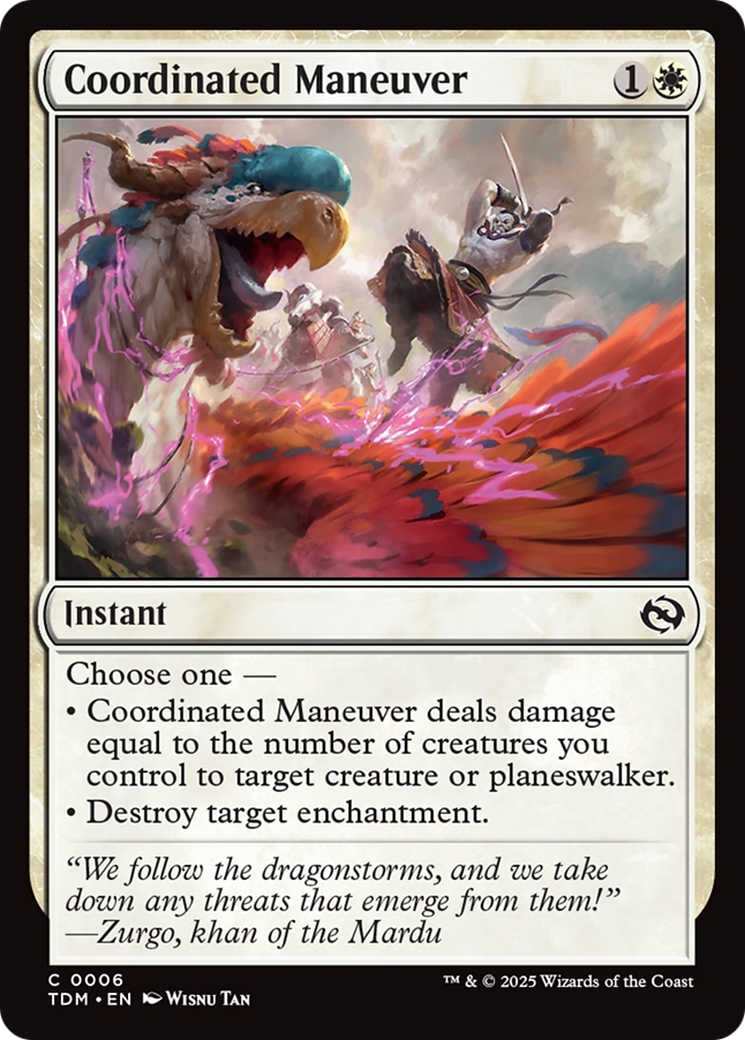Coordinated Maneuver [Tarkir: Dragonstorm] | Good Games Modbury