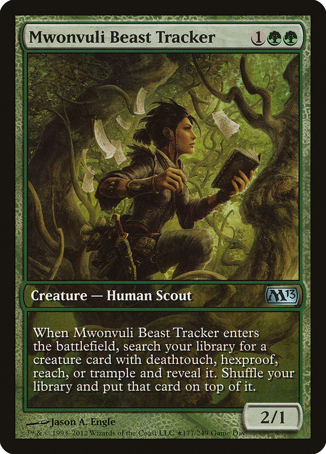 Mwonvuli Beast Tracker (Game Day) [Magic 2013 Promos] | Good Games Modbury