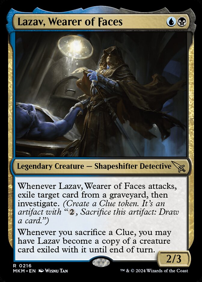 Lazav, Wearer of Faces 216/286 (Murders at Karlov Manor)  - Foil | Good Games Modbury