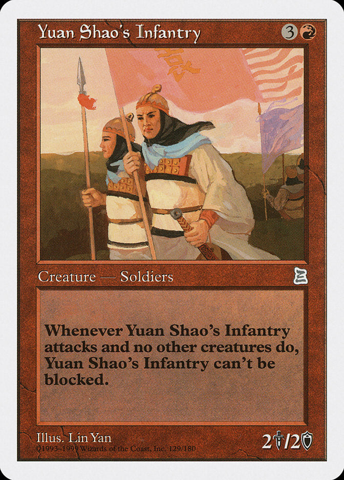 Yuan Shao's Infantry 129/180 (Portal Three Kingdoms)  | Good Games Modbury