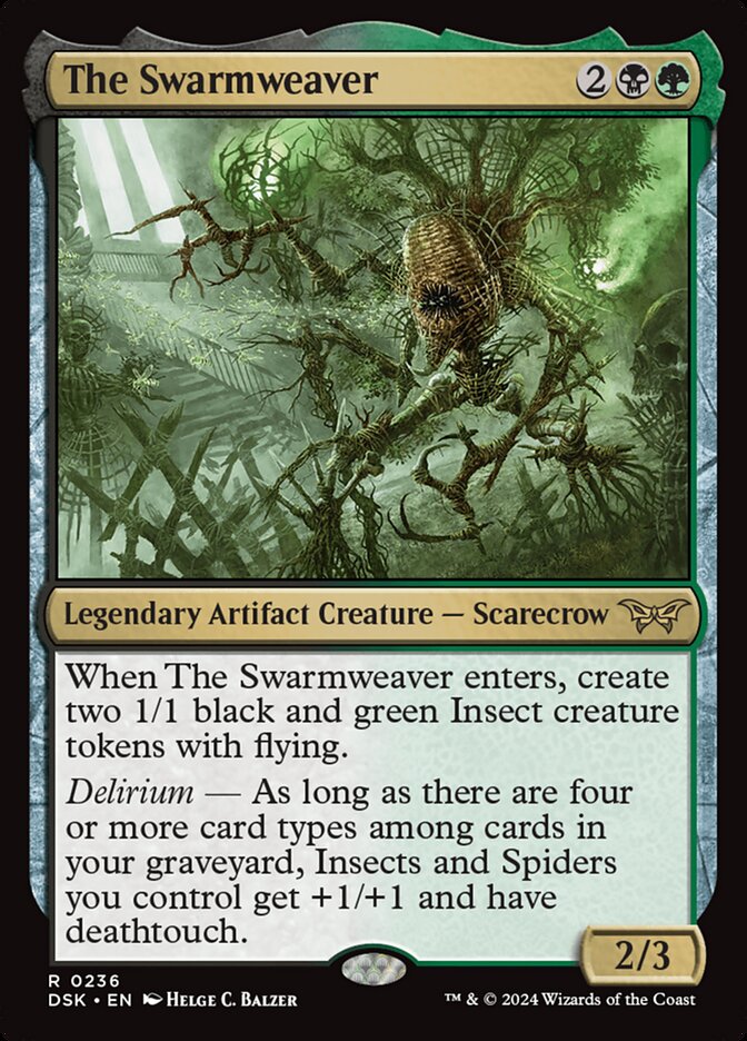 The Swarmweaver 236 (Duskmourn: House of Horror)  - Foil | Good Games Modbury
