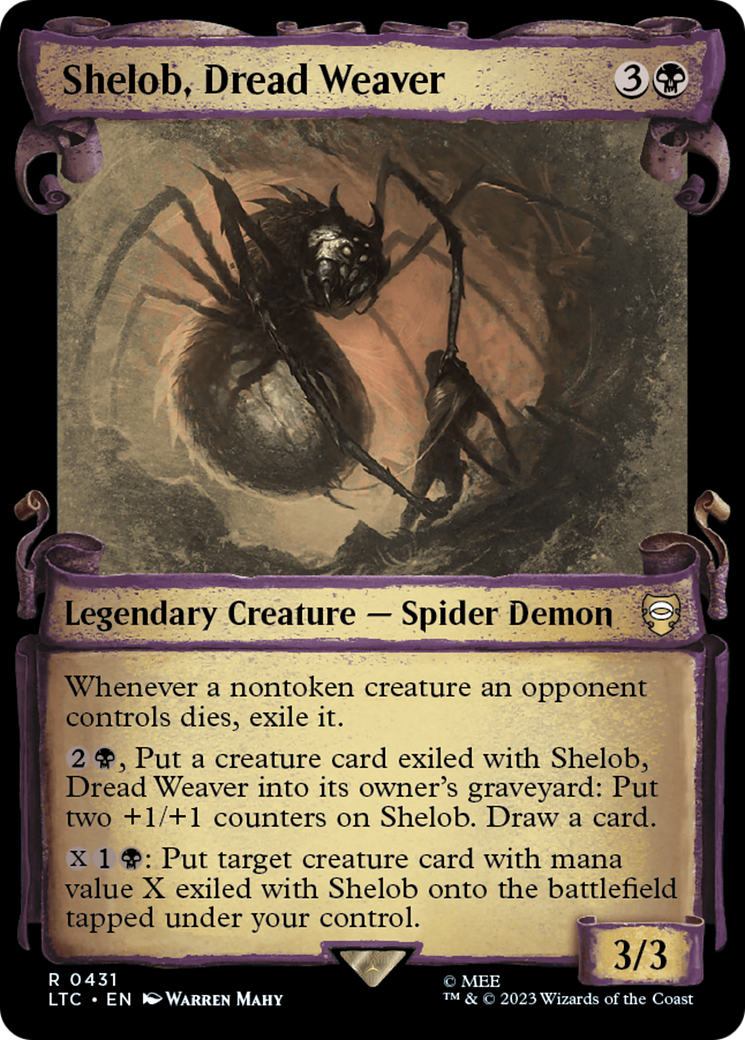 Shelob, Dread Weaver [The Lord of the Rings: Tales of Middle-Earth Commander Showcase Scrolls] | Good Games Modbury