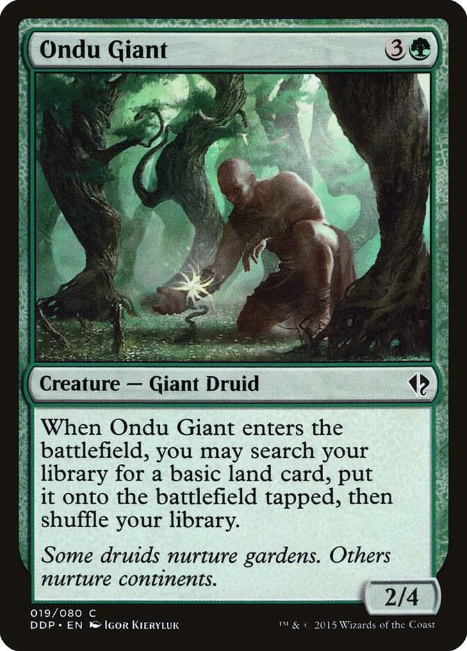 Ondu Giant 19/80 (Duel Decks: Zendikar vs. Eldrazi)  | Good Games Modbury