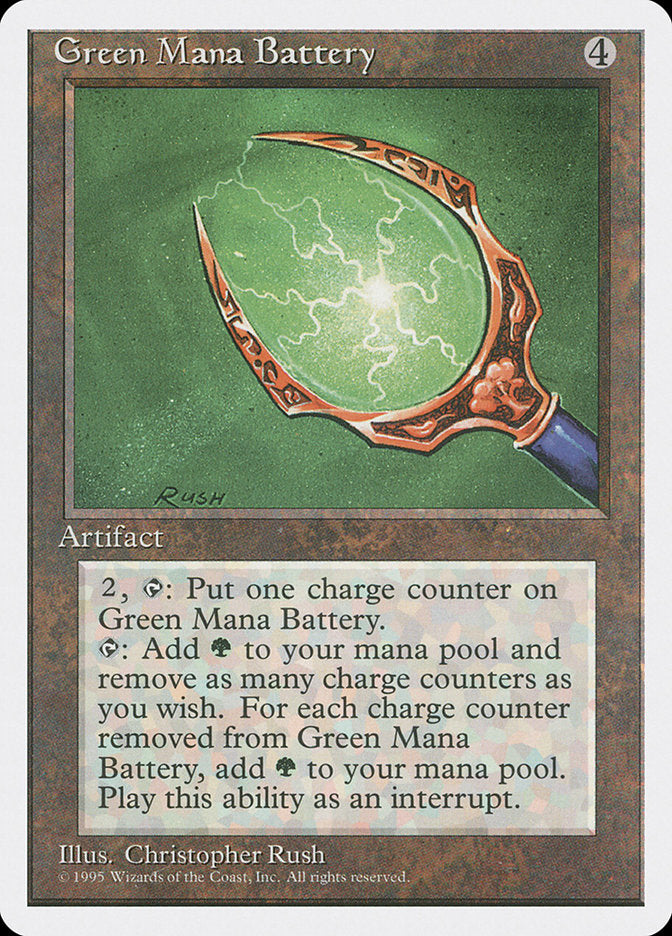 Green Mana Battery [Fourth Edition] | Good Games Modbury