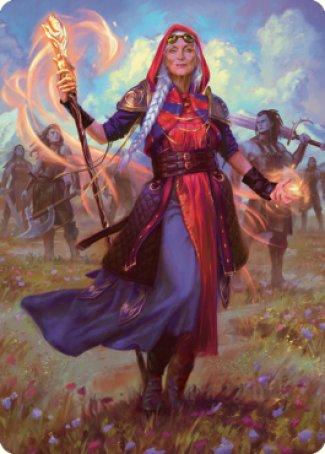 Jaya, Fiery Negotiator Art Card 1 [Dominaria United Art Series] | Good Games Modbury