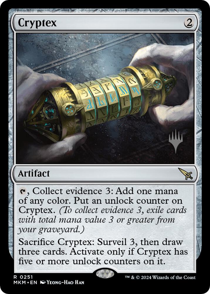 Cryptex 251p/182 (Promo Pack: Murders at Karlov Manor)  - Foil | Good Games Modbury