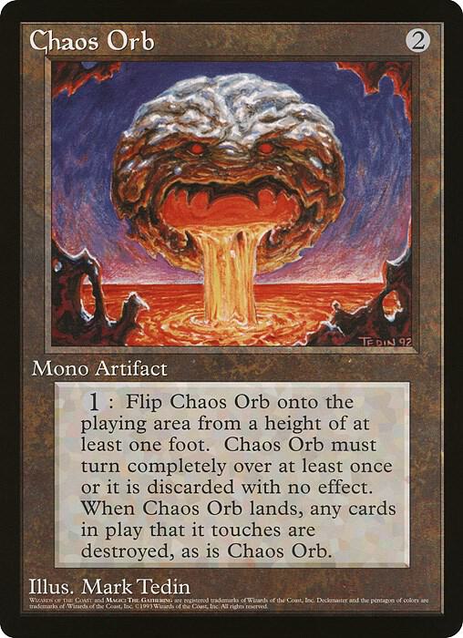Chaos Orb InQuest Magazine  (Oversize Cards)  | Good Games Modbury