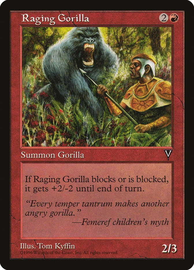 Raging Gorilla 90/167 (Visions)  | Good Games Modbury
