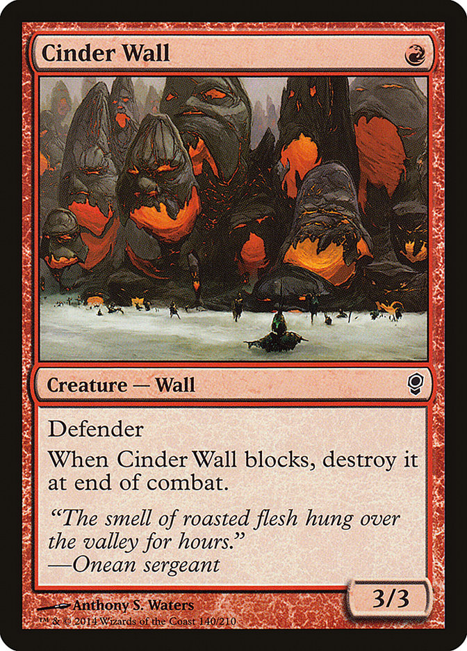 Cinder Wall 140/210 (Conspiracy)  | Good Games Modbury