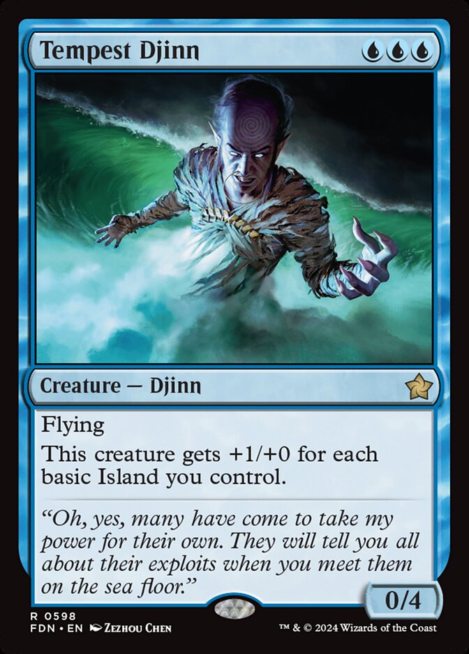 Tempest Djinn 598 (Foundations)  | Good Games Modbury