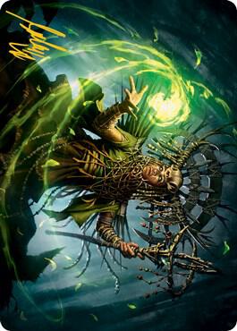 Katilda Dawnhart Prime Art Card Gold Stamped Signature 62 (Art Series: Innistrad: Midnight Hunt)  | Good Games Modbury