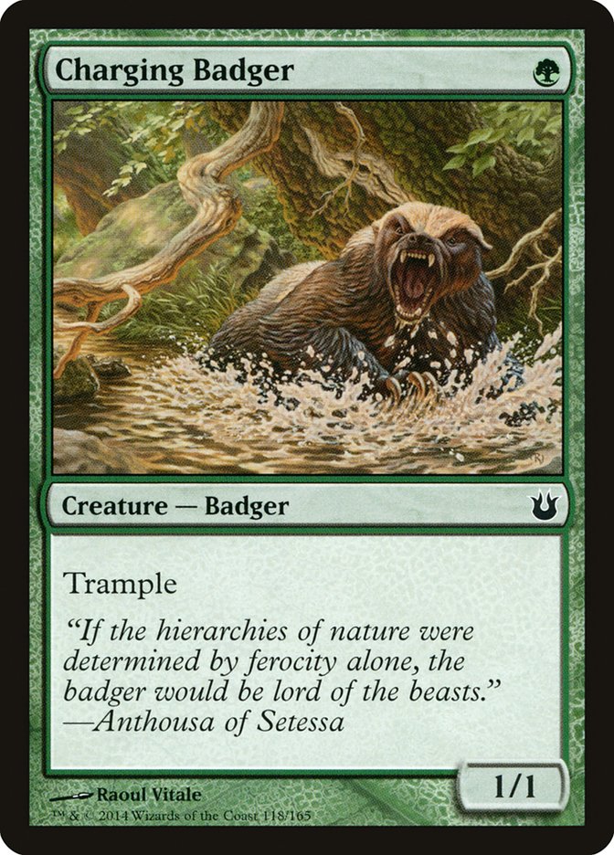 Charging Badger 118/165 (Born of the Gods)  - Foil | Good Games Modbury