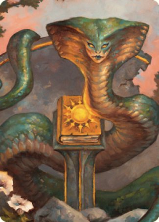 Guardian Naga Art Card [Commander Legends: Battle for Baldur's Gate Art Series] | Good Games Modbury